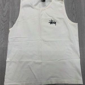 Vintage Stussy Tank Logo Top